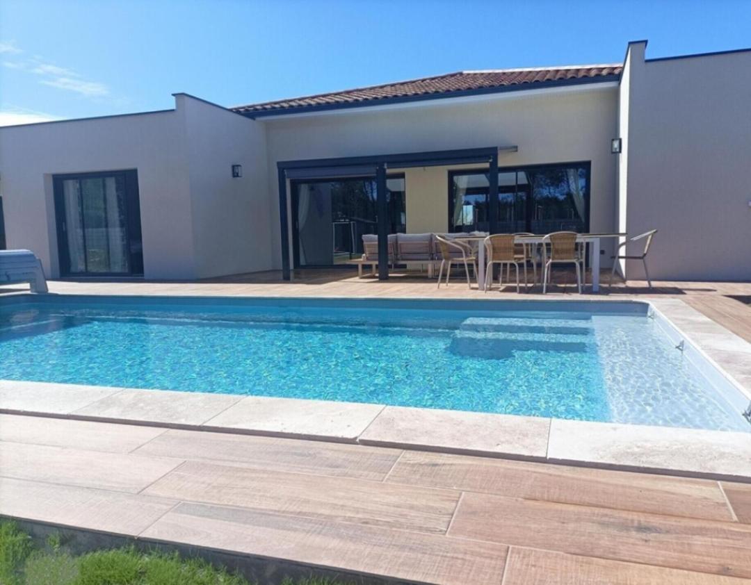 Villa Maison Neuve 200M2 Climatisee Avec Sa Piscine Chauffee, Proche De La Plage Et Des Commerces à Audenge Extérieur photo